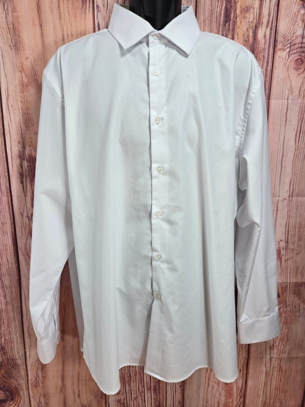Bill Blass White Modern Fit Dress Shirt XL 17-17.5 34/35